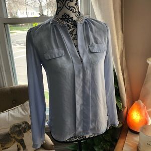 Sheer, decorative blouse